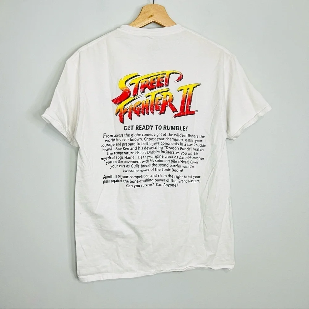Street Fighter II 1991 Ready to Rumble Graphic Tee M